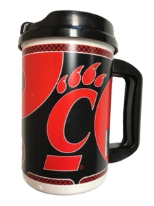 NCAA Cincinnati Bearcats 20 Unzen Thermo Reise Kaffee Druckknopf Becher Drehdeckel Tasse Getränk - Bild 1 von 2
