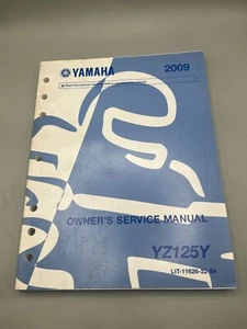 Genuine Yamaha 2009 YZ125Y Owner's Service Repair  Manual LIT-11626-22-54 - Bild 1 von 12