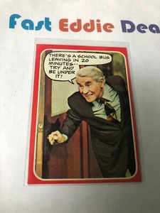 TOPPS 1976 WELCOME BACK KOTTER BUBBLEGUM CARD 18 THE SWEATHOGS MR WOODMAN - Picture 1 of 2
