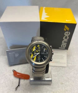 Nike Lance7 LIVESTRONG 10 2 Lance Armstrong TITANIUM CHRONOGRAPH Watch WA0039 - Picture 1 of 13