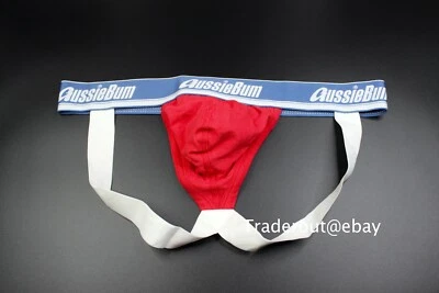 AussieBum Men Red cotton Wonderjock jock strap jockstraps underwear S M L XL  - Image 1 of 4