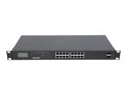 561259 Intellinet 16-Port Gigabit Ethernet PoE+ Switch with 2 SFP Ports, LCD ~D~