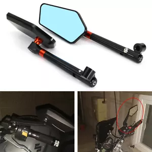Espejos retrovisores laterales con extremo de manillar CNC aptos para Yamaha X-MAX 400 13-14 - Imagen 1 de 9