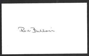 Rob Belloir ( Debut 1975 ) ATLANTA BRAVES FIRMADO AUTÓGRAFO AUTO 3x5 ÍNDICE COA - Imagen 1 de 1