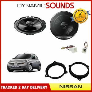 Pioneer 6.3/4 inch Front Door Speakers Upgrade Kit for Nissan Micra K12 03-2010 - Picture 1 of 1