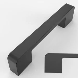 10 Pack Matte Black Cabinet Pulls 3-3/4 Inch96MM Hole Centers Kitchen Cabinet... - Picture 1 of 6