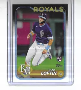 Carta Rookie 2024 Topps Series 2 #506 Nick Loftin Kansas City Royals - Foto 1 di 2
