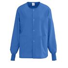 New Women’s Medline 3XL Scrubs Jacket Sapphire Blue XXXL Shirt