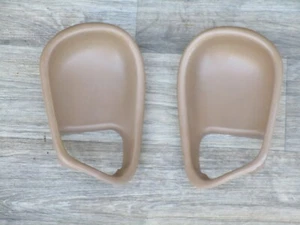 94-95 MUSTANG COBRA TAN DOOR HANDLE TRIM CUPS LH & RH OEM 1994 SVT COBRA - Picture 1 of 10