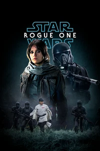 Rogue One A Star Wars Story Metal Poster Jyn Erso Cassian Andor 7x11 12x18 C1 - Bild 1 von 1