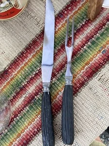 Vintage Cattaraugus Serving Fork and Knife Set - Picture 1 of 9