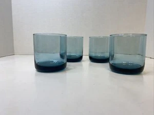 Nuevo juego de 4 cajas originales de vidrio Libbey azul de 11 oz - Imagen 1 de 11