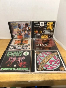 (Lot of 6) Rap/Hip Hop CDs DMX, Public Enemy, The Fresh Prince East Coast Family - Picture 1 of 13