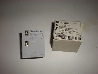 ALLEN BRADLEY 100-ETB3 100ETB3 SERIES A ELECTRONIC TIMER NEW   - Image 1 of 3