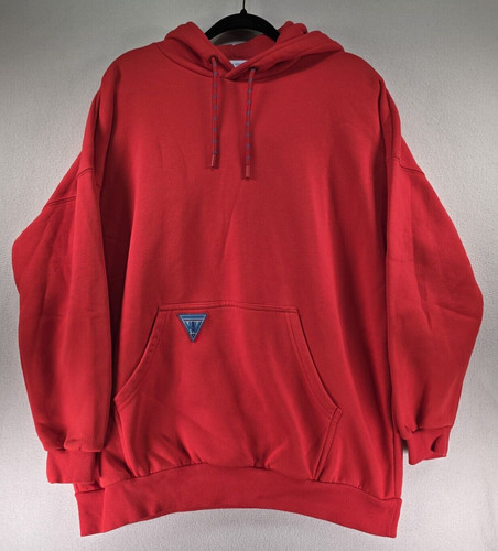 VETEMENTS Felpa con cappuccio Mavi uomo S rossa Istanbul Athlesiure fitness outdoor casual misto cotone