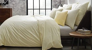 KENNETH COLE "ESCAPE" PASTEL LEMON 1PC EURO SHAM NIP - Picture 1 of 2