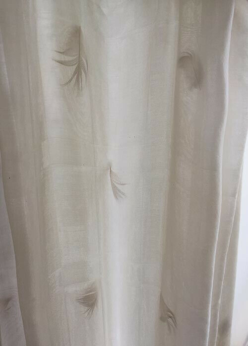 Price Cut Custom made shower curtain. Nuno feather textile.