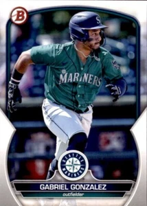 LOT OF 5 2023 BOWMAN DRAFT BASE PAPER PROSPECT BD72 GABIEL GONZALEZ MARINERS - Picture 1 of 2