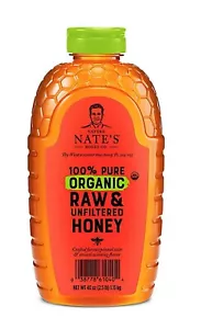 Miel orgánica Nature Nate's pura cruda y sin filtrar | 40 oz - Imagen 1 de 6