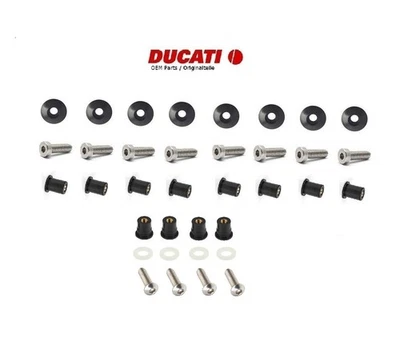 Ducati 400 600 750 900 SS Nuda revestimiento soporte juego tornillos Foto 1 de 4