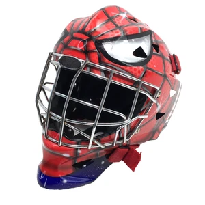 ITECH Profile 1400 Youth Junior Hockey Goalie Mask Spiderman Marvel Custom 2007 - Picture 1 of 13