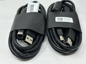 TWO (2) HP USB 3.0 Printer Cable Male Super Speed High Quality A to B Wire 6ft - Picture 1 of 6