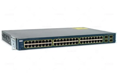 Cisco Catalyst WS-C3560-48TS-S 48x RJ-45 100Mb 4x SFP 1Gb - Ethernet Switch - Image 1 of 4
