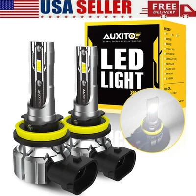 Светодиодные фары H8 лампы H9 противотуманные H11 свет 6500K белый высоты DRL питания лампы пара - Изображение 1 из 4