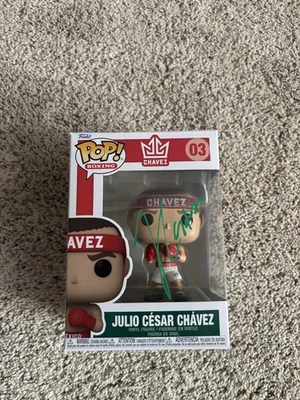 Julio Cesar Chavez Signed Funko Pop Boxing Autograph JSA COA CERTIFIED - Image 1 of 4