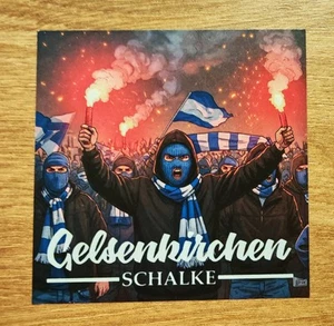 250x Aufkleber Gelsenkirchen Schalke Sticker 6x6cm - Bild 1 von 1