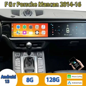 12.3" Auto Radio Dual Screen Stereo Android Carplay Für Porsche Mancan 2014-16 - Picture 1 of 12