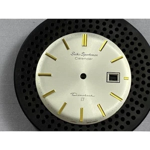 New SEIKO Sportsman Calendar 17 Jewels Genuine Dial 6602-2990 Deadstock #205 - Picture 1 of 2