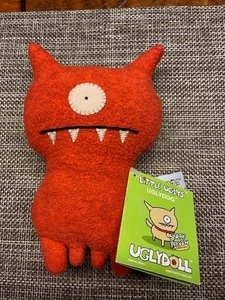 Frühe kleine Uglies Plüschtier hässlicher Hund Monster Uglydoll neu mit Etikett 7 Zoll Horvath - Bild 1 von 2