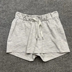 Lululemon Shorts Womens 4 High Rise Striped Drawstring Lined Lightweight Athleti - Picture 1 of 10