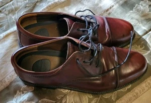 Dockers braune elegante Herren-Schnürschuhe aus Leder mit Captoe Größe 13M einmal getragen - Bild 1 von 22