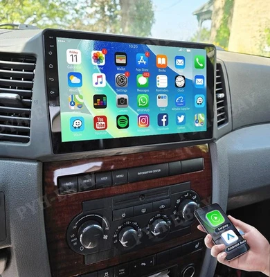 For Jeep Grand Cherokee 2004-2007 10" Android 14 CarPlay Car Radio GPS Headunit - image 1 of 4