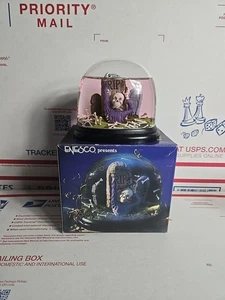 Vintage 1989 Enesco RIP Waterfall Snow Globe Halloween Gravestone Skelton - Picture 1 of 23