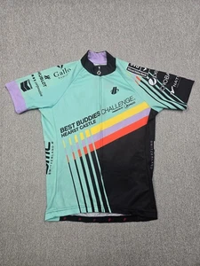 Best Buddies Challenge Hearst Castle Cycling Jersey Men's Size L - Picture 1 of 6