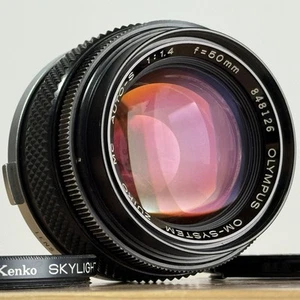 [AS IS] Olympus OM-SYSTEM G.ZUIKO AUTO-S 50mm F1.4 Standard Lens JAPAN G 7963 - Picture 1 of 23