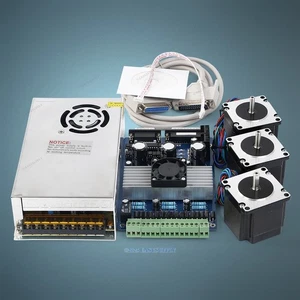 CNC 3 Axis TB6560 Stepper Driver 0-10A+HB Nema23 Moteur Pas à Pas +24V PSU - Picture 1 of 9