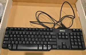 Dell Black Wired Keyboard RT7D50 Desktop - Picture 1 of 2