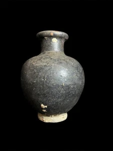Antique Tang Dynasty Black Glazed Small Vase, 唐代北方窯口黑釉罐, 8th Century - Picture 1 of 5