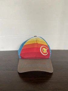 Colorado Flag Trucker Hat Kids Fit 3–7 Years Old Adjustable YoColorado Mesh Cap - Picture 1 of 4