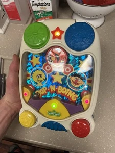 Vtg 1998 Tyco Bop-N-Boing Pinball Game Sesame Street Lights Sounds Tested Works - Picture 1 of 9