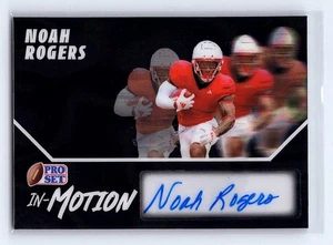 Noah Rogers 2025 Pro Set Metal #SM-NR1 Pro Set In Motion Auto Lava Black #/7 *ga - Picture 1 of 2