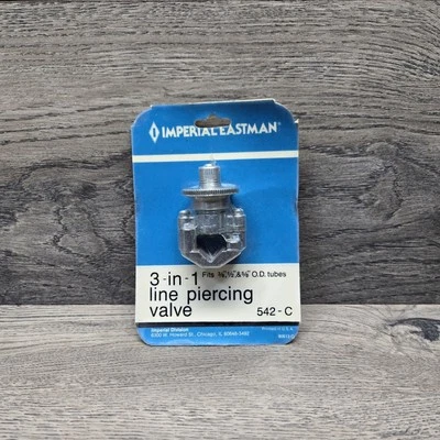 IMPERIAL EASTMAN 542-C LINE PIERCING VALVE 3-IN-1 3/8", 1/2", & 5/8" Tube O.D. - Image 1 of 4