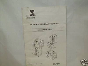Manual original original de aceptores de facturas serie AL2/AL4 - Imagen 1 de 1