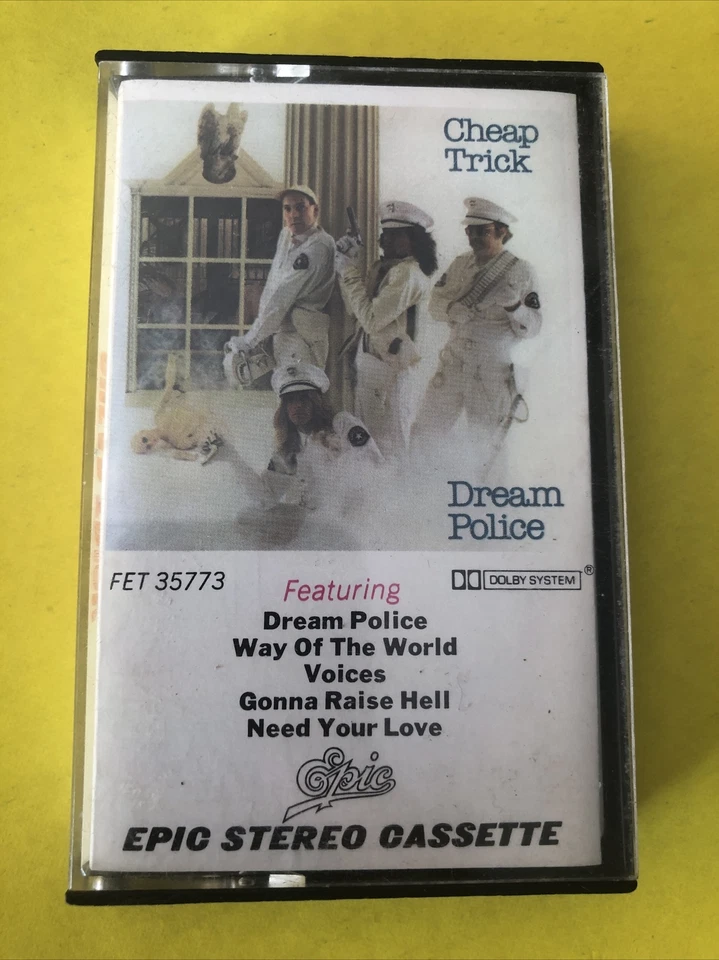 Cheap Trick Dream Police rare USA Cassette 1979 - Image 1 of 3