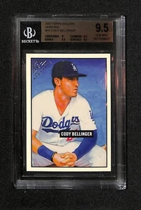 2017 TOPPS GALLERY HERITAGE INSERT SP #5 CODY BELLINGER RC BGS 9.5 GEM MT POP 2 - Picture 1 of 2