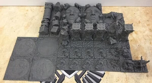 Kingdom Death Monster 3D Printed Terrain Set + Survivor tokens - Picture 1 of 5
